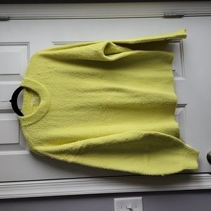 CALIA by Carrie Underwood Neon Yellow Crewneck Sweater